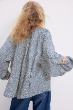 Oversized Crepe Blouse