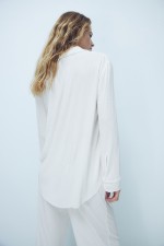 Crinkled Loungewear Shirt