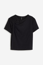 Twist-detail T-shirt